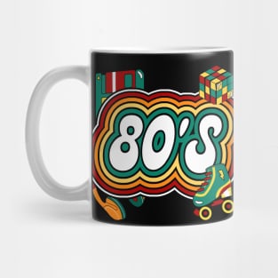 Born In The 80'S-Retro Birthday Gift Mug